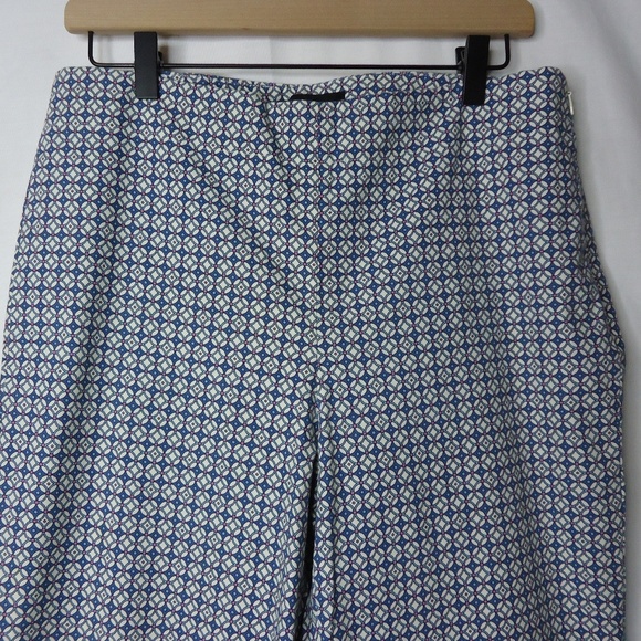 Talbots Geometric Heritage Cropped Pants - Picture 2 of 6